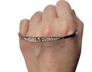 Srebrna bransoletka damska srebro 925 P925 z cyrkoniami