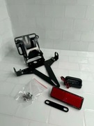 uniwersalny, regulowany uchwyt tablicy rejestracyjnej do motocykla