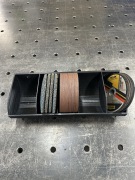 Organizer Pojemnik Stojak Ścienny na Tarcze Szlifierskie Kątówki 125