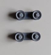 Kółko, rolka prowadnicy kosza górnego do zmywarki Samsung 