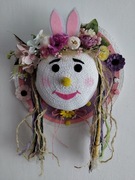 Nowy kapelusz króliczka dekoracja na drzwi lub na ścianę