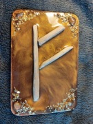 Obraz dekoracyjny z runą Fehu 15x10