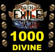 1000 SZTUK DIVINE PATH OF EXILE POE SECRETS OF THE ATLAS MERCENARIES LIGA