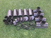 Rynny , lej,  uchwyt 