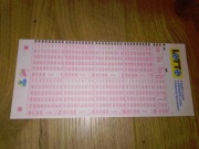 Historyczny kupon blankiet Lotto Totalizator sportowy lata 2000