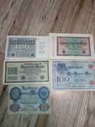 Banknoty niemieckie marki/mark/marka niemiecka20,109,1000,2000
