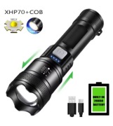 LATARKA P70 ULTRA mocna  lekka LED akumulator + POWERBANK wodoodp.