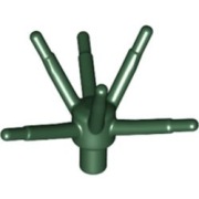 LEGO łodyga x6 kwiat ciemno zielony dark green 50szt. 6398343 19119 