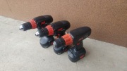 Wkrętarki SKILL 3szt. modele 2495/2590/2590