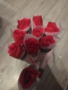 Róże mydlane walentynki dzień kobiet