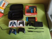 Konsola Nintendo Switch + Pro Controller + Pad PDP + Pokrowiec