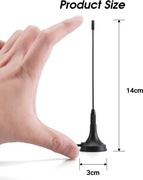 August DTA180 Przenośna antena telewizyjna, mini wewnętrzna antena