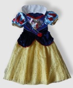 Disney Princess Królewna Śnieżka Kostium karnawałowy sukienka 110-116cm