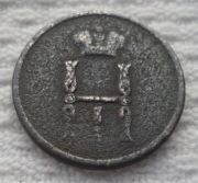 Mikołaj I Holstein-Gottorp-Romanow Dienieżka 1/2 kopiejki 1855 BM C# 148.3