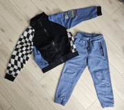 Dres chłopięcy coccodrillo bluza spodnie dresowe rozmiar 116