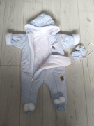 Dwustronny ciepły kombinezon zimowy ocieplany 74