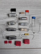 KONDENSATORY STYROFLEKSOWE I INNE - ZESTAW  17 SZTUK.