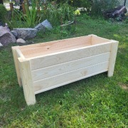 Donica drewniana 100x40x40 cm. Sosna 