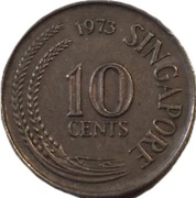 Singapur 10 cents z 1973 roku - OBEJRZYJ MOJĄ OFERTĘ