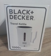 Czajnik biały turystyczny elektryczny Black Decker 1000 W nowy 500 ml