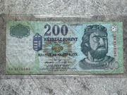 Banknot 200 Forintów Forint Węgry 2005 rok