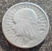 2 złote 1932 - srebro głowa kobiety - obiegowa 