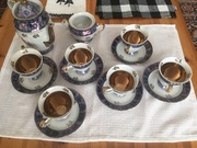 Porcelana Serwis kawowy Chodzież PRL -Nowy-Nie używany