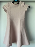 Sukienka błyszcząca nitka pudrowy róż Primark 110