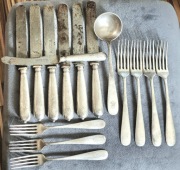 Sztućce Marcin Jarra Monogram Plater zastawa zestaw