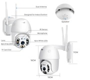 KAMERA OBROTOWA WIFI BIAŁA