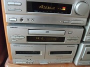 Onkyo zestaw   amplituner z cd i magn. dwukasetowy, z pilotem 100 % sprawny
