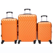 Zestaw walizka Pierre Cardin MED12 x3 Z pomarańcz
