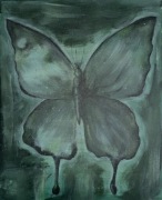 Ręcznie malowany obraz – motyl, unikat, akryl na płótnie, dekoracja wnętrz