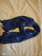 Elegancki szal granatowy 