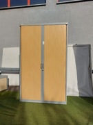 Metalowa szafa Steelcase żaluzja roleta 200 x120 x 43 cm do garażu, piwnicy