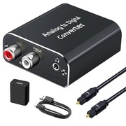 AMANKA Konwerter audio analogowo-cyfrowy z kablem optycznym