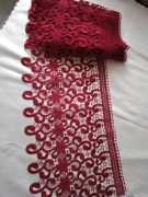 gipiura-koronka wenecka-bordowa-okazja