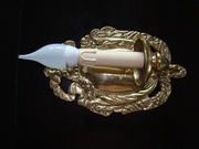 Bardzo piękny kinkiet  mosiężny. 