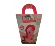 Avec Crochet Zestaw do szydełkowania KONIK MORSKI RÓŻOWY 22cm