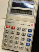 kalkulator calculator 1987 ussr elog 60 solar battery stary radziecki prl