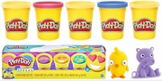 HASBRO CIASTOLINA PLAY-DOH 5 TUB RADOSNE SZCZĘŚLIWE KOLORY 5-PACK 567g