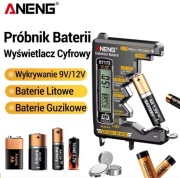 Cyfrowy Tester Baterii LCD ANENG BT173 18650 9V 12V