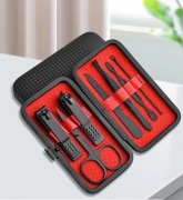 PRZYBORNIK DO MANICURE PEDICURE ZESTAW 7 CZĘŚCI