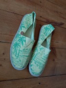 espadryle 39 motyw tropikalny