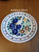 Piękny duży talerz patera 30cm Włocławka fajans