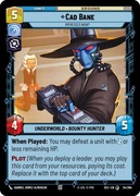 Star Wars: Unlimited - SEC -Cad Bane (S)