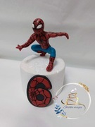 Figurki z masy cukrowej Spiderman ręcznie robione na zamówienie 
