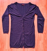 długi sweter kardigan