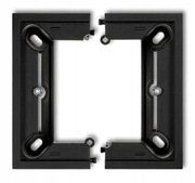 Puszka elektryczna natynkowe Karlik 12DPU-1 DECO MINI czarny mat