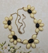 Glamour wizytowy złoty naszyjnik kolia łańcuszek Fashion Jewelry modny